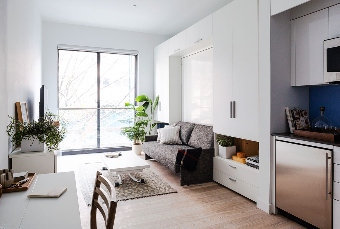 Renovated apartment bay view