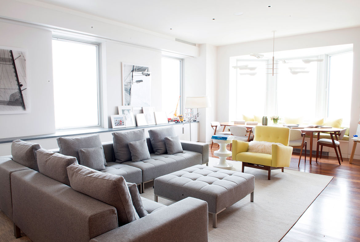 Renovated apartment bay view